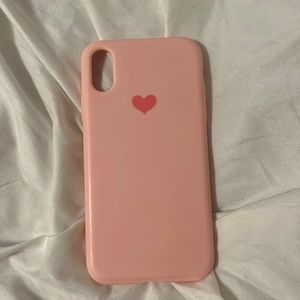Pink iPhone XR case